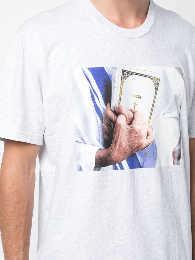 Supreme T-shirt met print Grijs