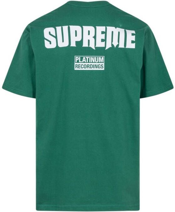 Supreme T-shirt met print Groen