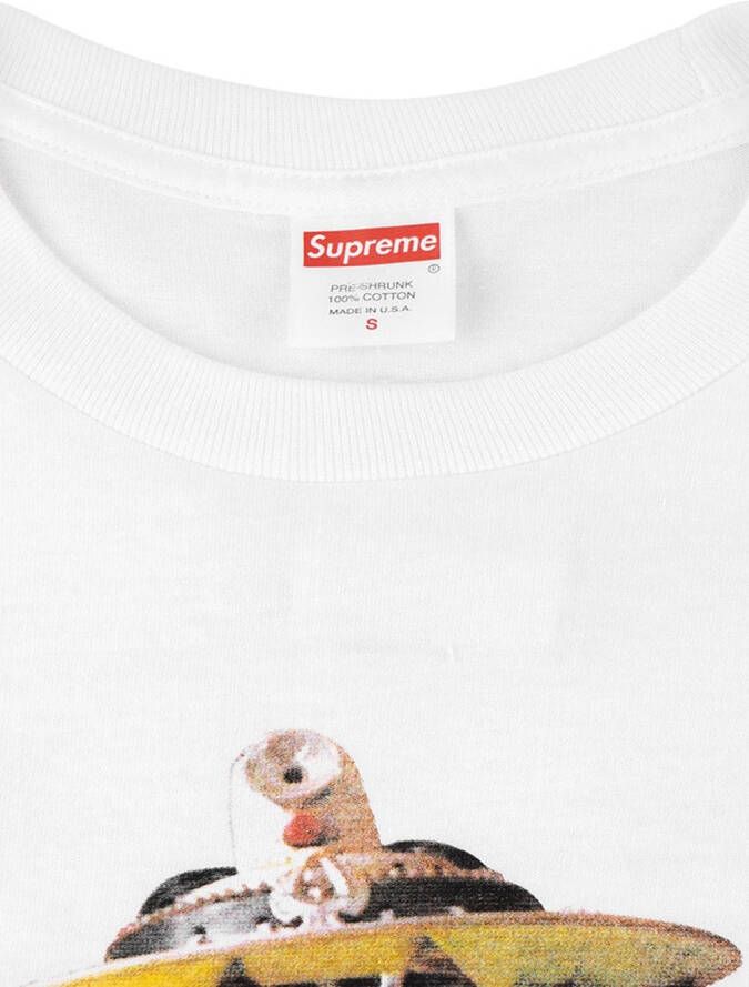 Supreme T-shirt met print Wit