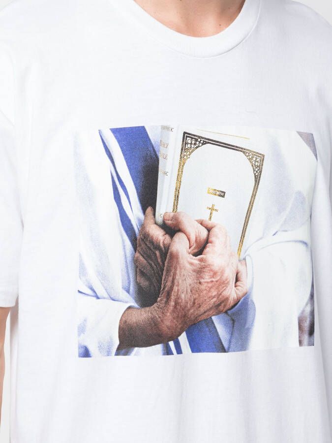 Supreme T-shirt met print Wit