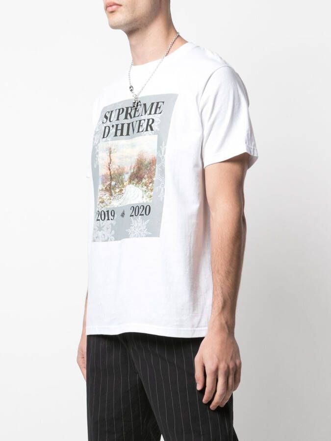 Supreme T-shirt met print Wit