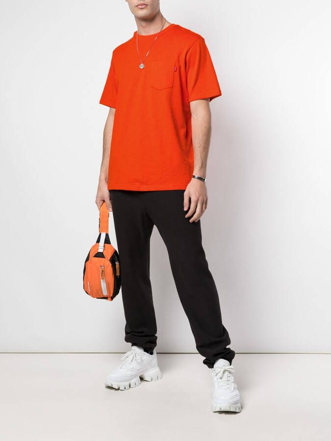 Supreme T-shirt met zak Oranje