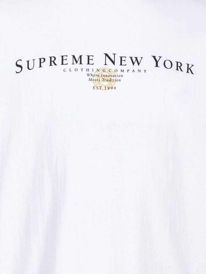 Supreme T-shirt met print Wit