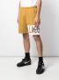 Supreme Trainingsshorts met logo vlak heren katoen XL Goud - Thumbnail 3