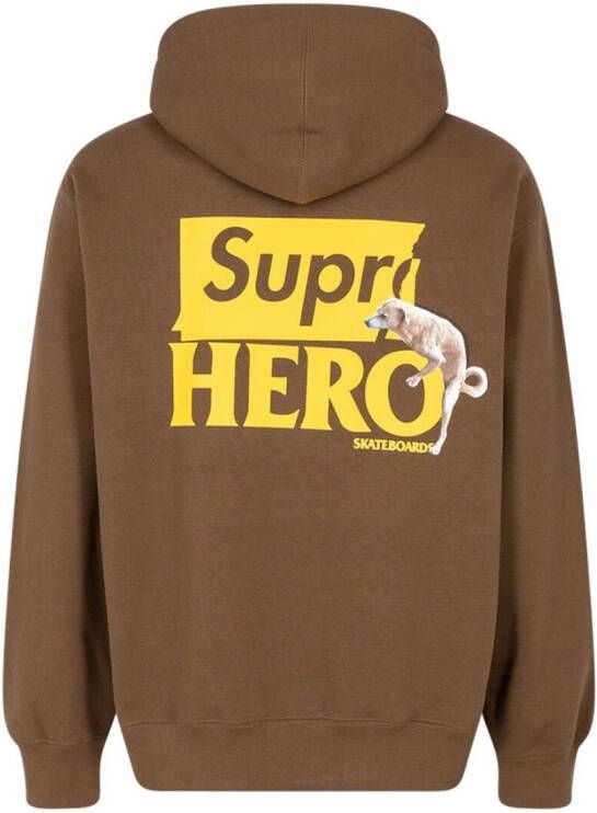 Supreme x Antihero hoodie Bruin