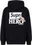 Supreme x Antihero hoodie Zwart - Thumbnail 2