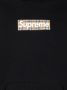 Supreme x Burberry hoodie met logo Zwart - Thumbnail 2