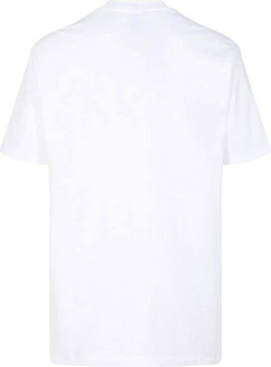 Supreme x Burberry T-shirt met logo Wit