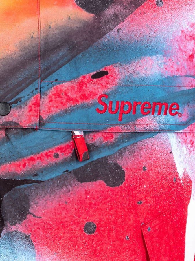 Supreme x Gore-Tex jack met capuchon Rood