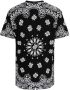 Supreme x Hanes 2-pack T-shirts met bandanaprint Zwart - Thumbnail 2