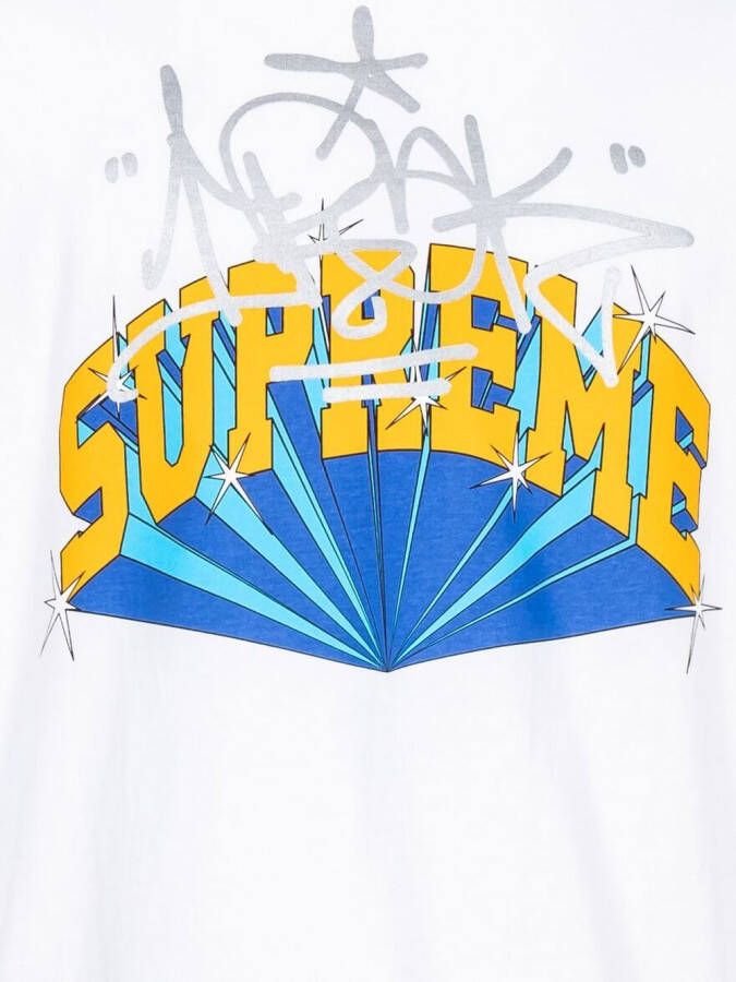 Supreme x IRAK Arc T-shirt Wit