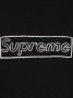 Supreme x KAWS T-shirt met logo Zwart - Thumbnail 3