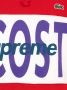 Supreme x Lacoste hoodie met logo vlak Rood - Thumbnail 3