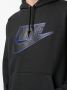 Supreme x Nike hoodie met leren applicatie Zwart - Thumbnail 5