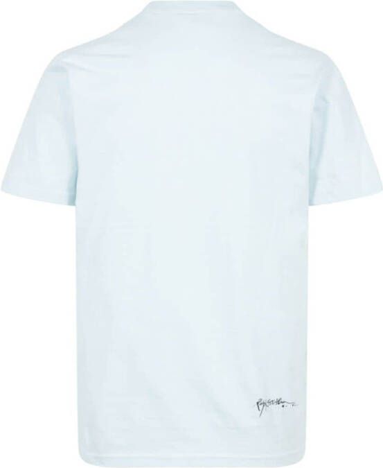 Supreme x Ralph Steadman T-shirt met logo Blauw