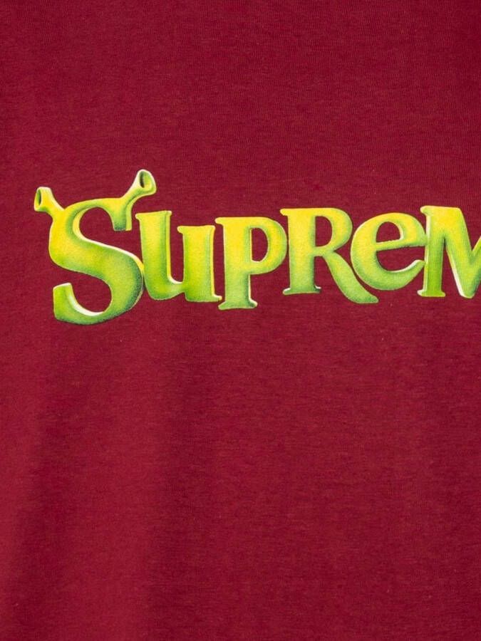Supreme x Shrek T-shirt Rood