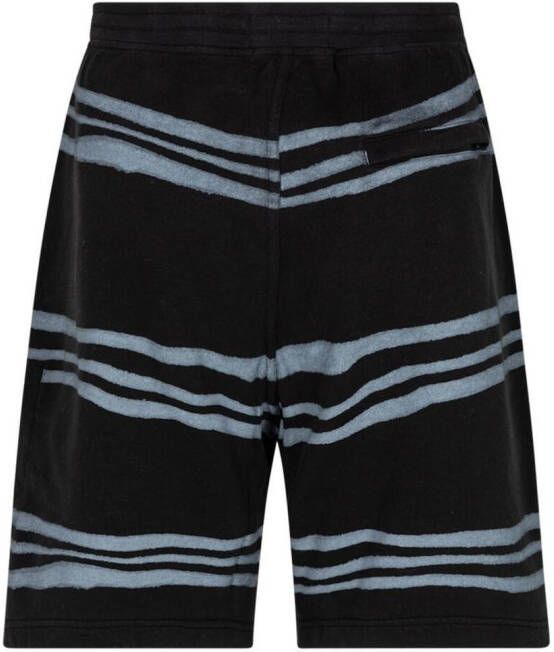 Supreme x Stone Island shorts met krijtstreep Zwart