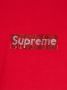 Supreme x Swarovski T-shirt met logo Rood - Thumbnail 3