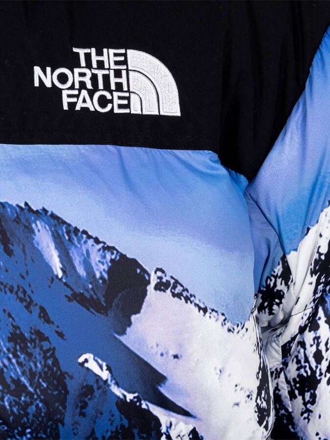 Supreme x The North Face Mountain gewatteerd jack Blauw