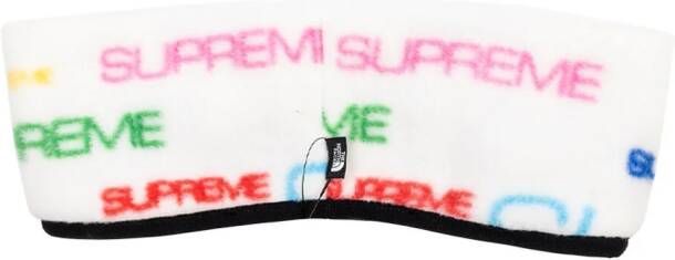 Supreme x TNF tech haarband Wit