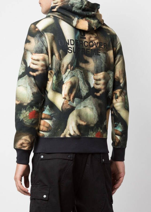 Supreme x Undercover hoodie met print Zwart