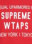 Supreme x WTAPS sweater met ronde hals Rood - Thumbnail 3