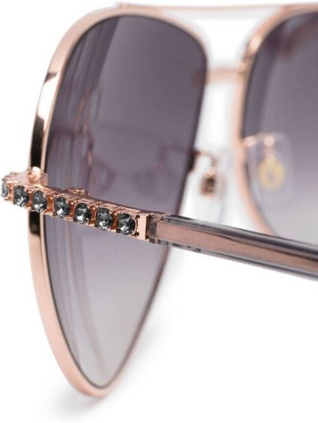 Swarovski Eyewear Zonnebril met piloten montuur Goud