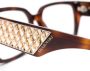Swarovski Zonnebril verfraaid met kristallen Bruin - Thumbnail 3