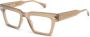 T Henri Eyewear Zonnebril met vierkant montuur Bruin - Thumbnail 2