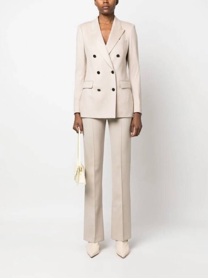 Tagliatore Blazer met dubbele rij knopen Beige
