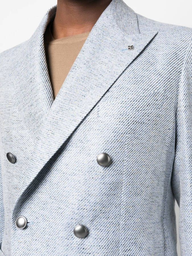 Tagliatore Blazer met dubbele rij knopen Blauw