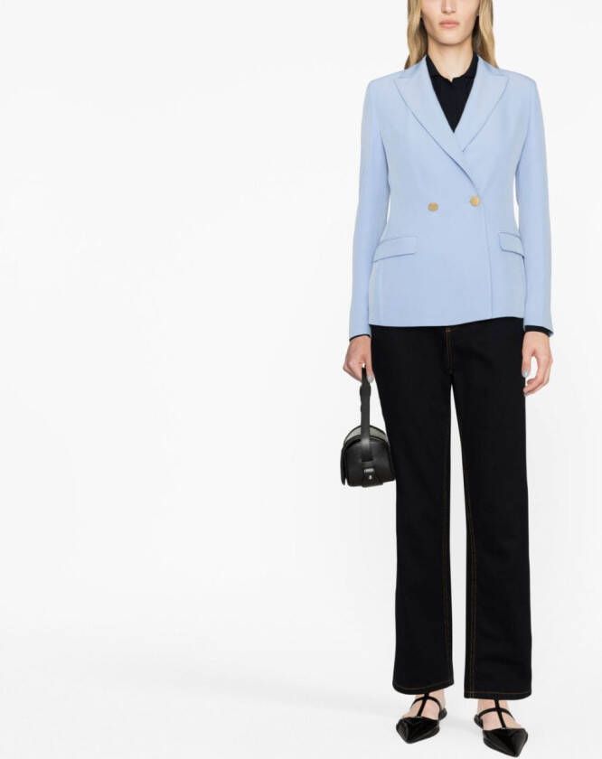 Tagliatore Blazer met dubbele rij knopen Blauw
