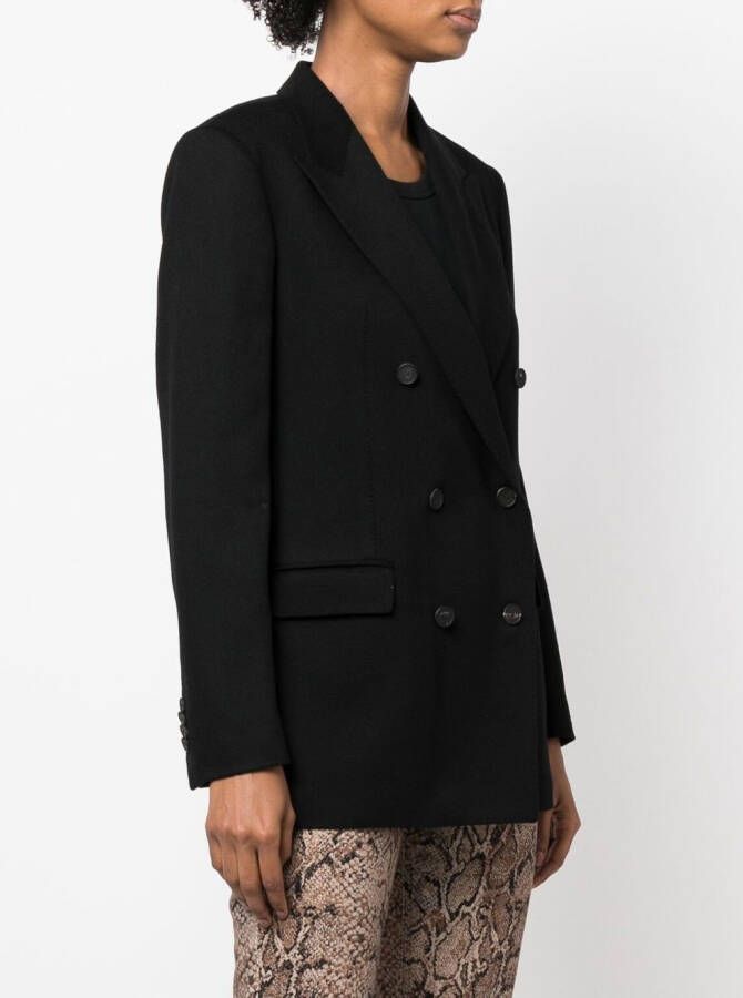 Tagliatore Blazer met dubbele rij knopen Zwart