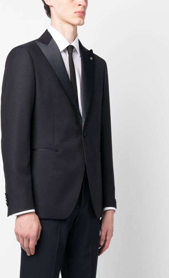 Tagliatore Blazer met enkele rij knopen Blauw