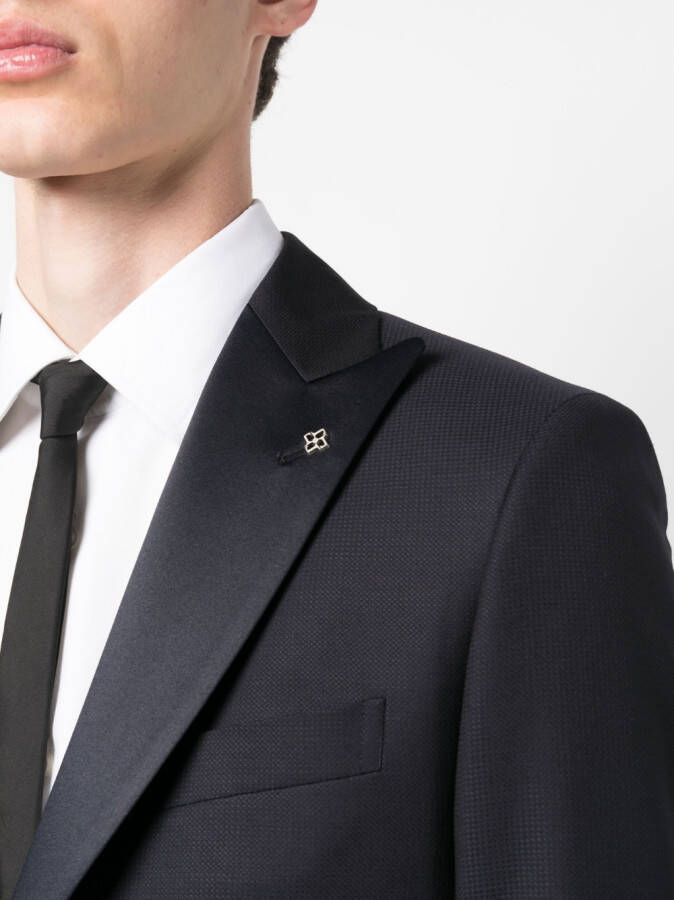 Tagliatore Blazer met enkele rij knopen Blauw