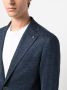 Tagliatore Blazer met enkele rij knopen Blauw - Thumbnail 5