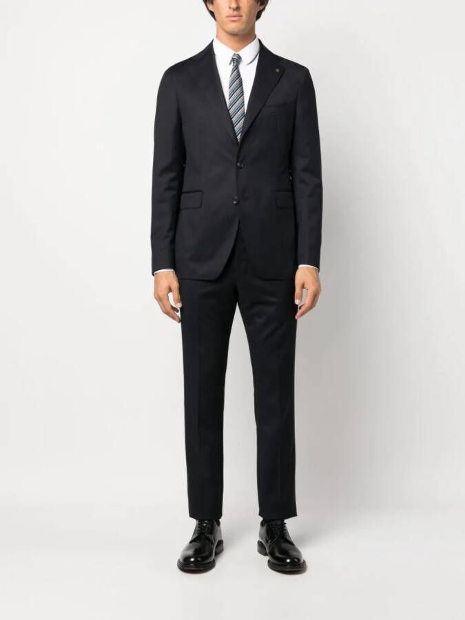Tagliatore Blazer met enkele rij knopen Blauw