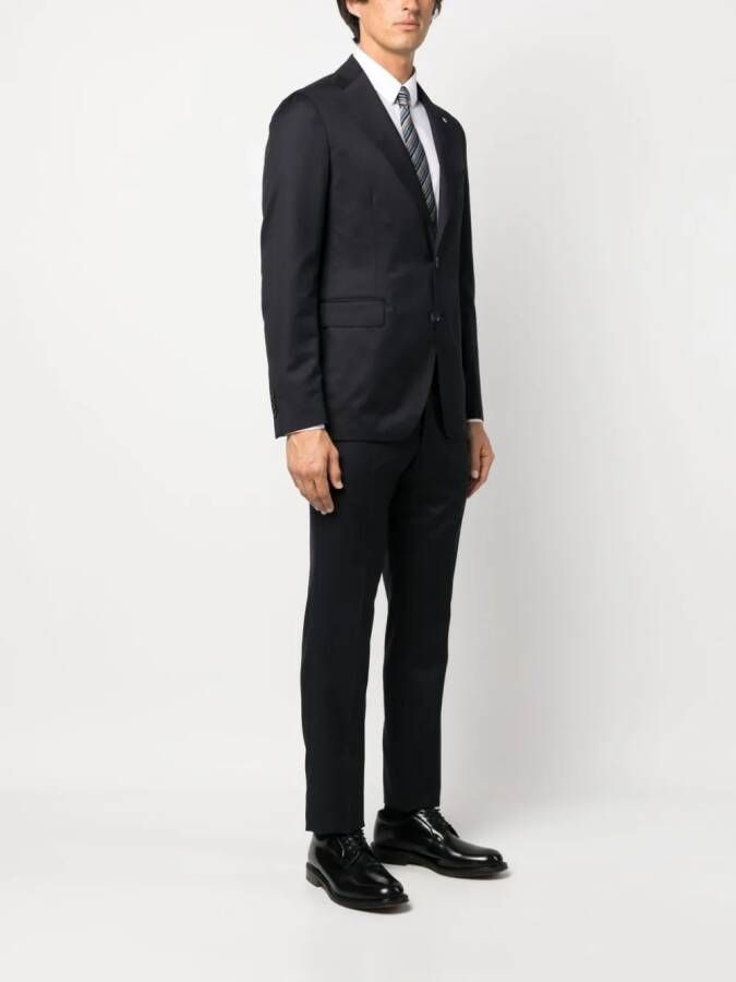 Tagliatore Blazer met enkele rij knopen Blauw