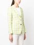 Tagliatore Blazer met enkele rij knopen Groen - Thumbnail 3