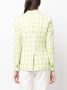 Tagliatore Blazer met enkele rij knopen Groen - Thumbnail 4