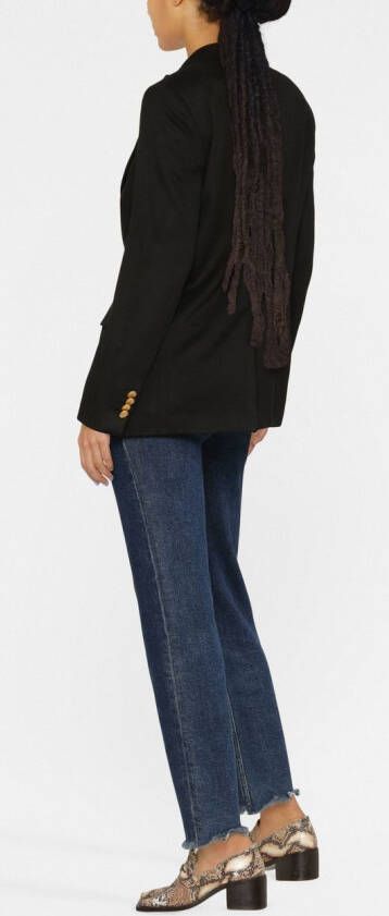 Tagliatore Blazer met enkele rij knopen Zwart