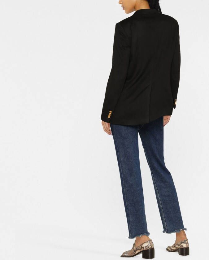 Tagliatore Blazer met enkele rij knopen Zwart