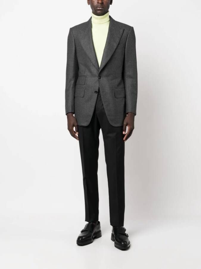 Tagliatore Broek met logoplakkaat Zwart