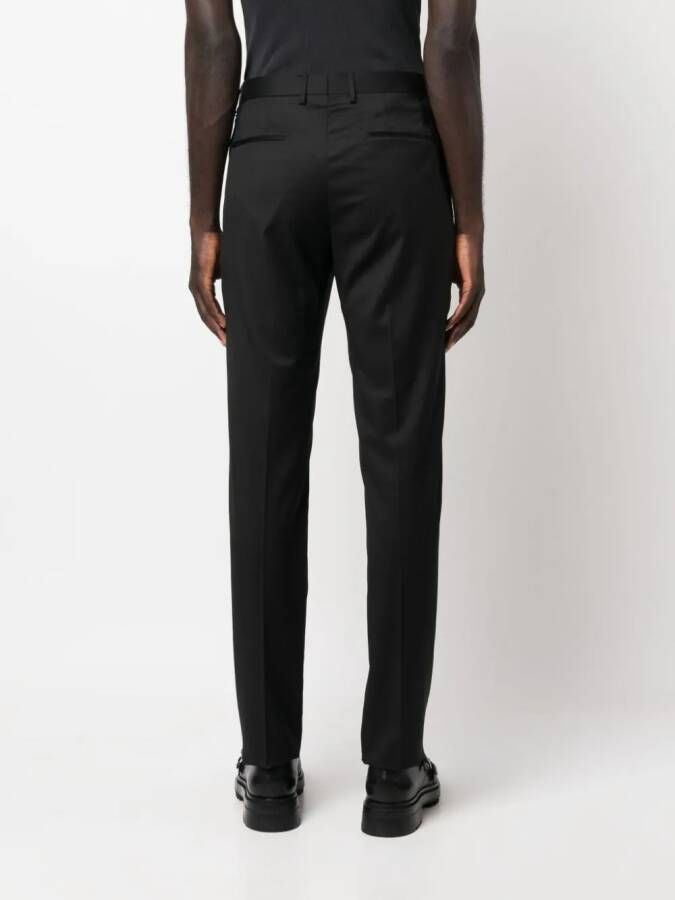Tagliatore Broek met logoplakkaat Zwart