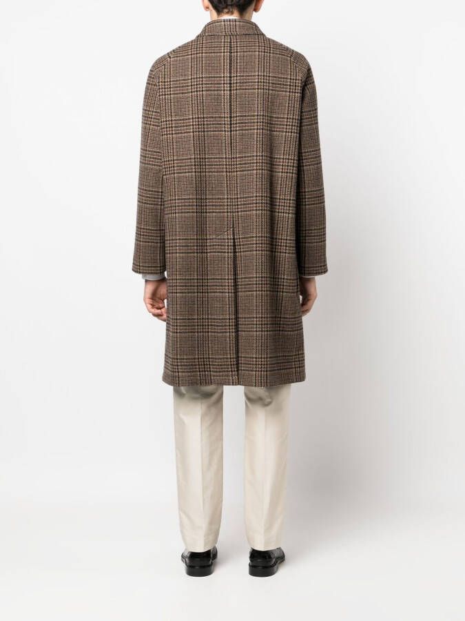 Tagliatore Geruite jas Bruin