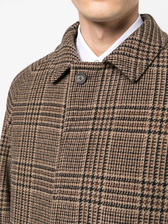 Tagliatore Geruite jas Bruin