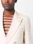 Tagliatore Linnen blazer Beige - Thumbnail 5