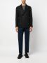 Tagliatore Linnen blazer Zwart - Thumbnail 2