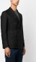 Tagliatore Linnen blazer Zwart - Thumbnail 3
