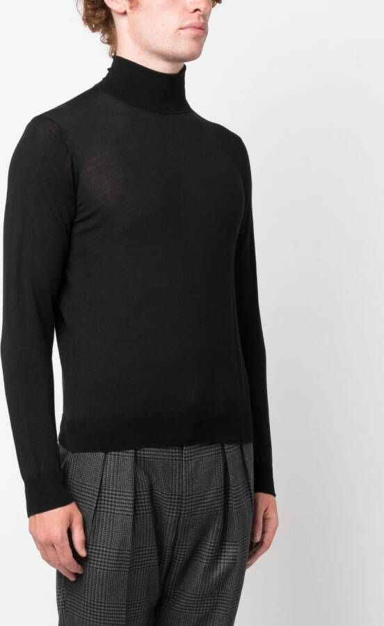 Tagliatore Fijngebreide coltrui Zwart